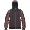 DAYBORO mikina s kapucí tm.hnědá XL